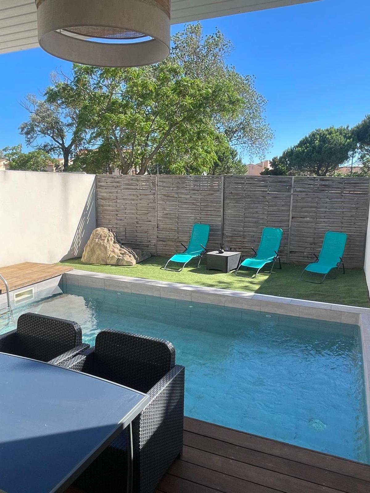 Villa Design Cap Dagde Piscine Et Plage Le Grau-dʼAgde Exterior foto